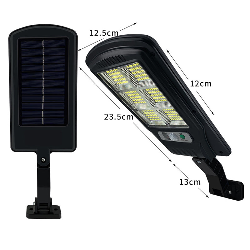 Solar Wall Lamp, Waterproof Human Body Induction Wall Light for Outdoor Courtyards Gardens(Remote control street lights)