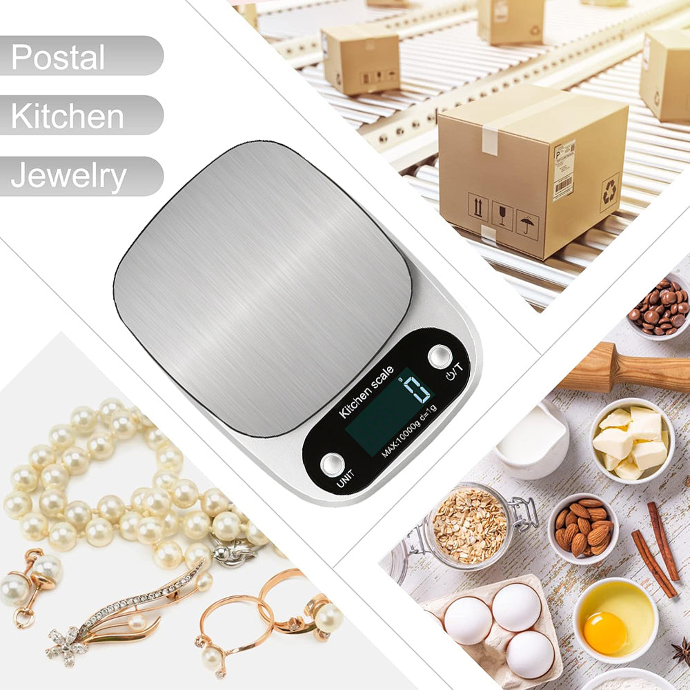 Food Kitchen Scale Digital Weight Grams and Oz,Professional Small Digital Kitchen Food Scales 3kg/0.1g for Weight Loss