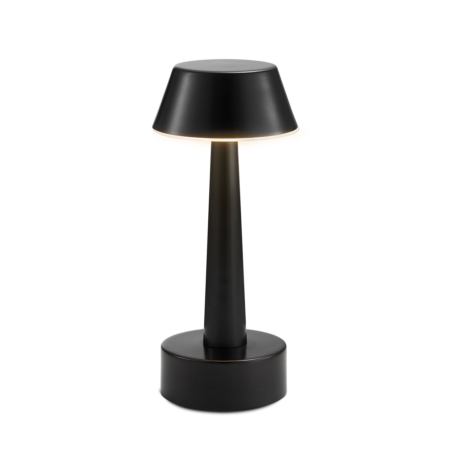 Cordless Table Lamp, Swan Black - Main Image