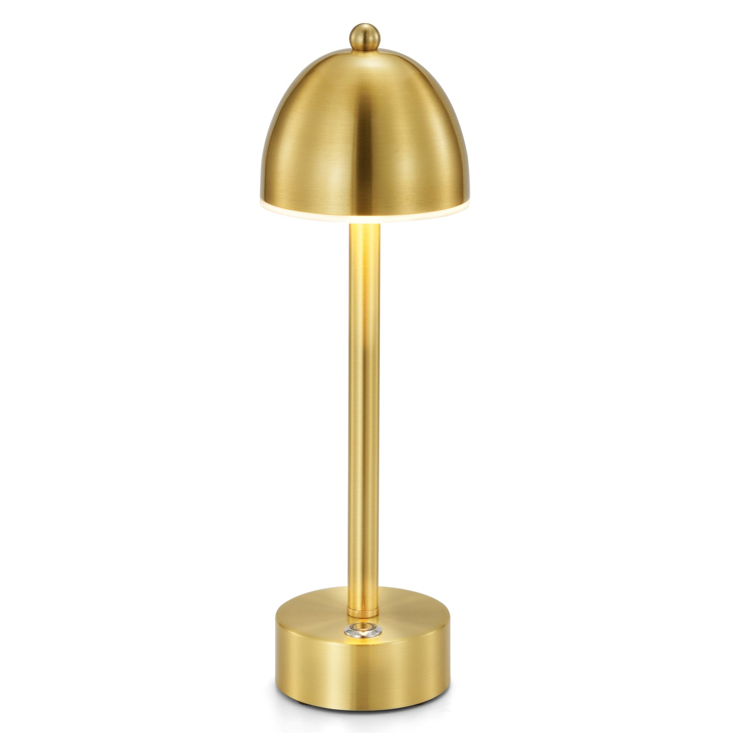 Cordless Table Lamp, Big Mushroom Gold, RG-20625