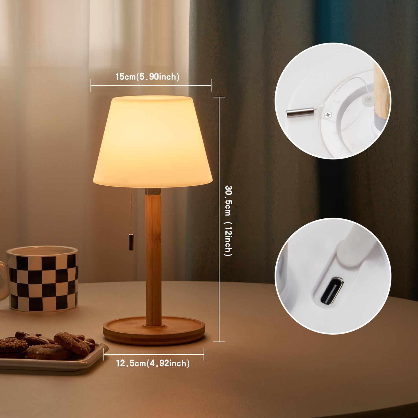 Outdoor Waterproof Table Lamp for Patio