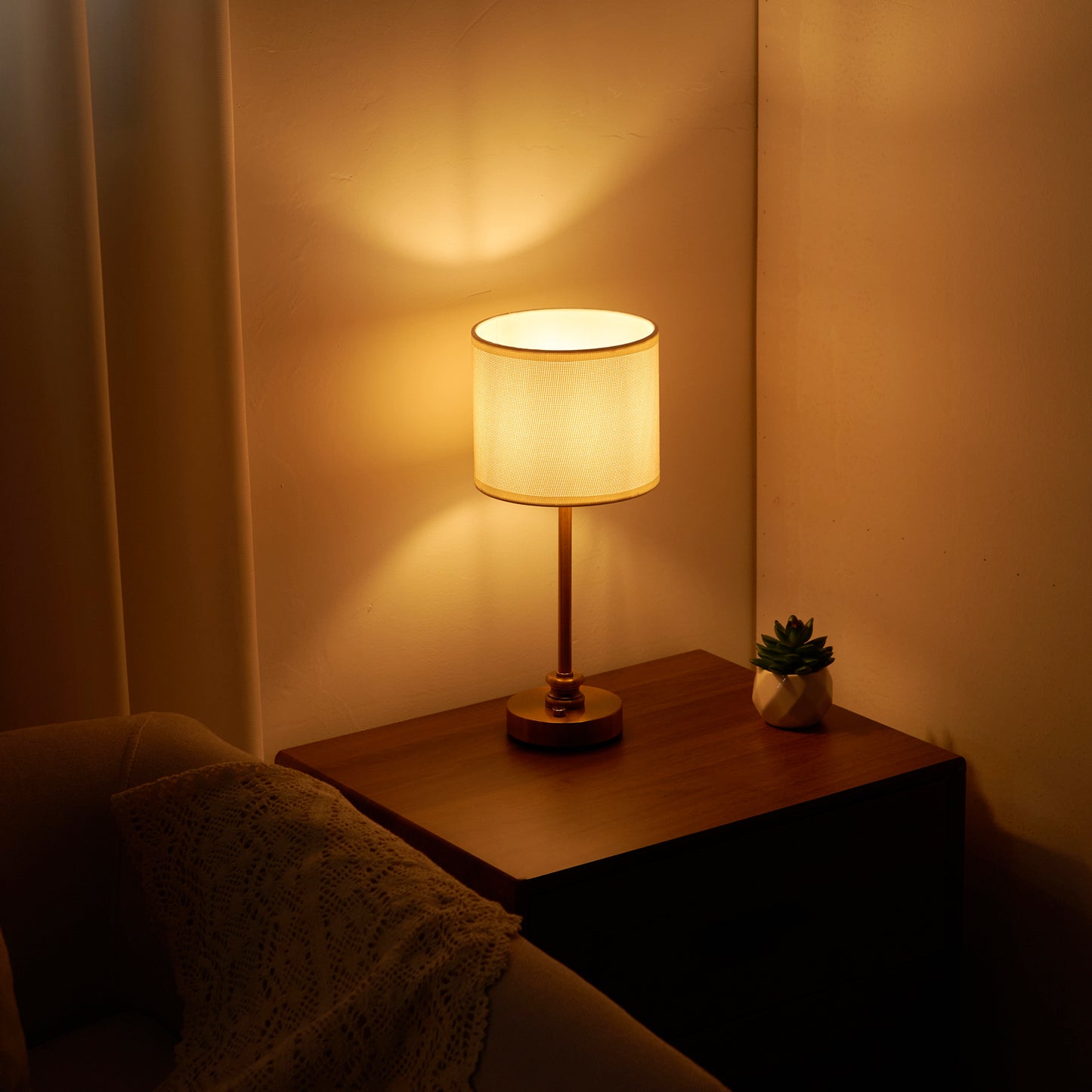 Cordless LED Table Lamp, Puget White