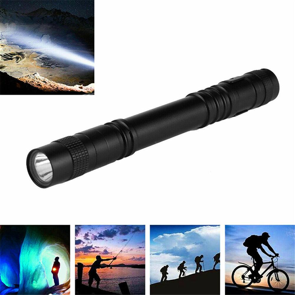 LED Pen Flashlights, Ultra-Compact Flashlight with Clip, Lightweight, Mini, Waterproof Pocket Flashlight for Hiking, Camping, Inspection, Work, Everyday