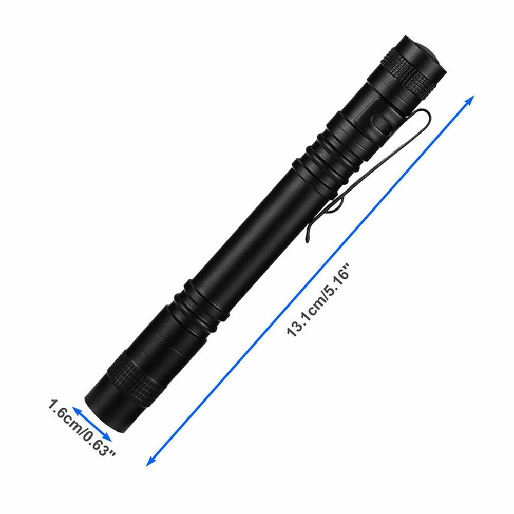 LED Pen Flashlights, Ultra-Compact Flashlight with Clip, Lightweight, Mini, Waterproof Pocket Flashlight for Hiking, Camping, Inspection, Work, Everyday