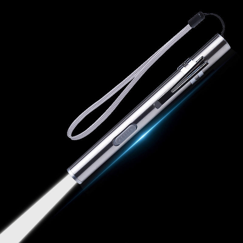 USB Rechargeable Pen Lights, Mini Medical Flashlight, Pocket Small Handy LED Torch Pen Light with Stainless Steel Clip for Medical Students Doctors