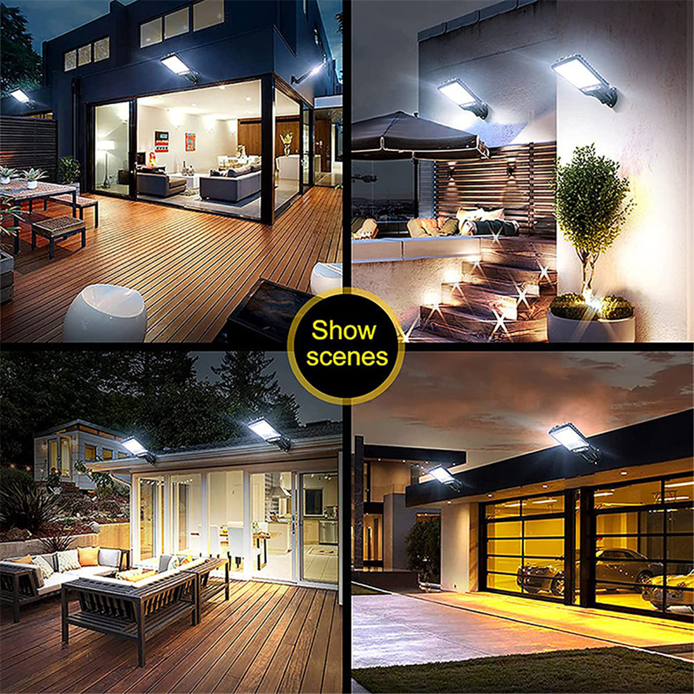 Solar Street Lights Waterproof Garden Light with 3 Mode Waterproof Motion Sensor Security Lighting for Garden Yard