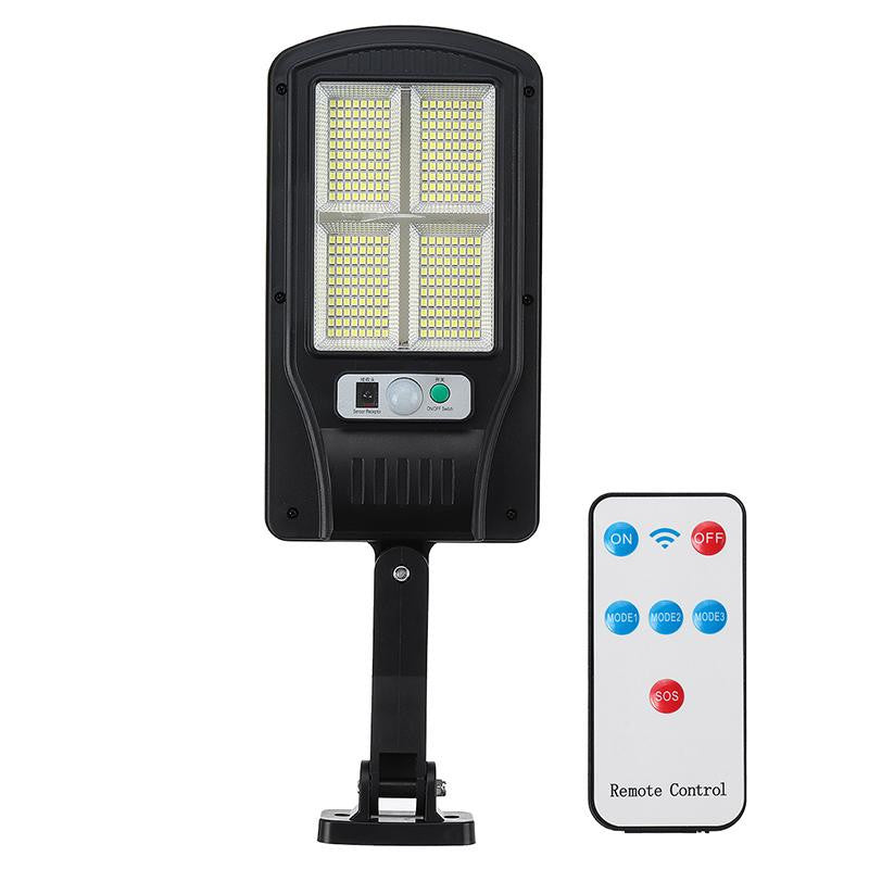 Led Solar Street Lights Outdoor,  120 Led Remote Control Wireless Ip65 Motion Sensor Security Wall Light with 3 Modes for Garden, Street, Deck, Yard, Garage, Patio