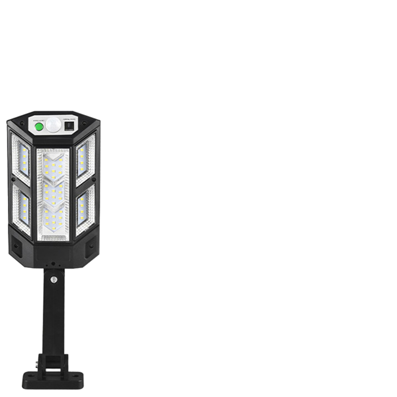 ikaufen LED Solar Wall Light , IP65 Waterproof Solar Flood Lights Outdoor Motion Sensor with Remote Control, Dusk to Dawn Solar Street Light for Garden Yard Parking Lot
