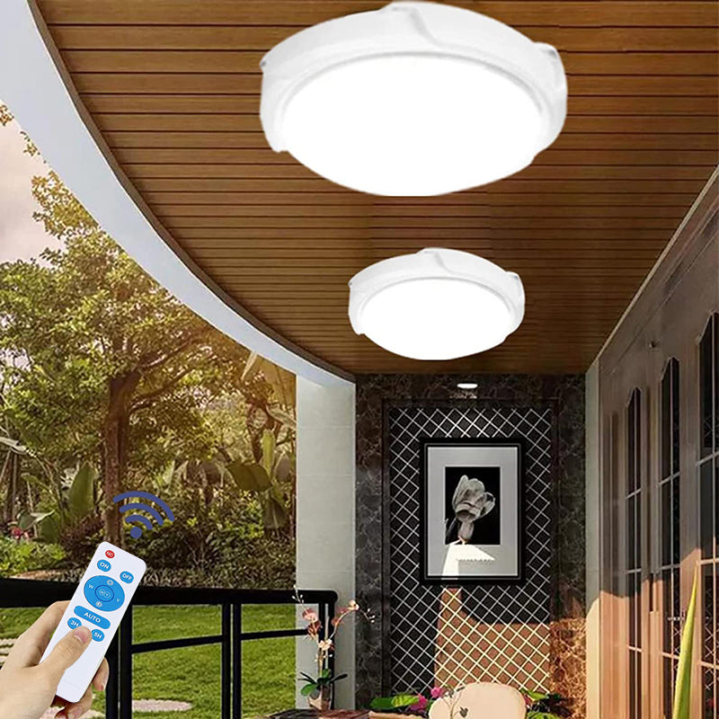 Solar Lights Indoor Home, Solar Shed Lights, Solar Porch Ceiling Light with Remote, Solar Ceiling Light with Remote, Solar Gazebo Lights with Dusk to Dawn Sensor