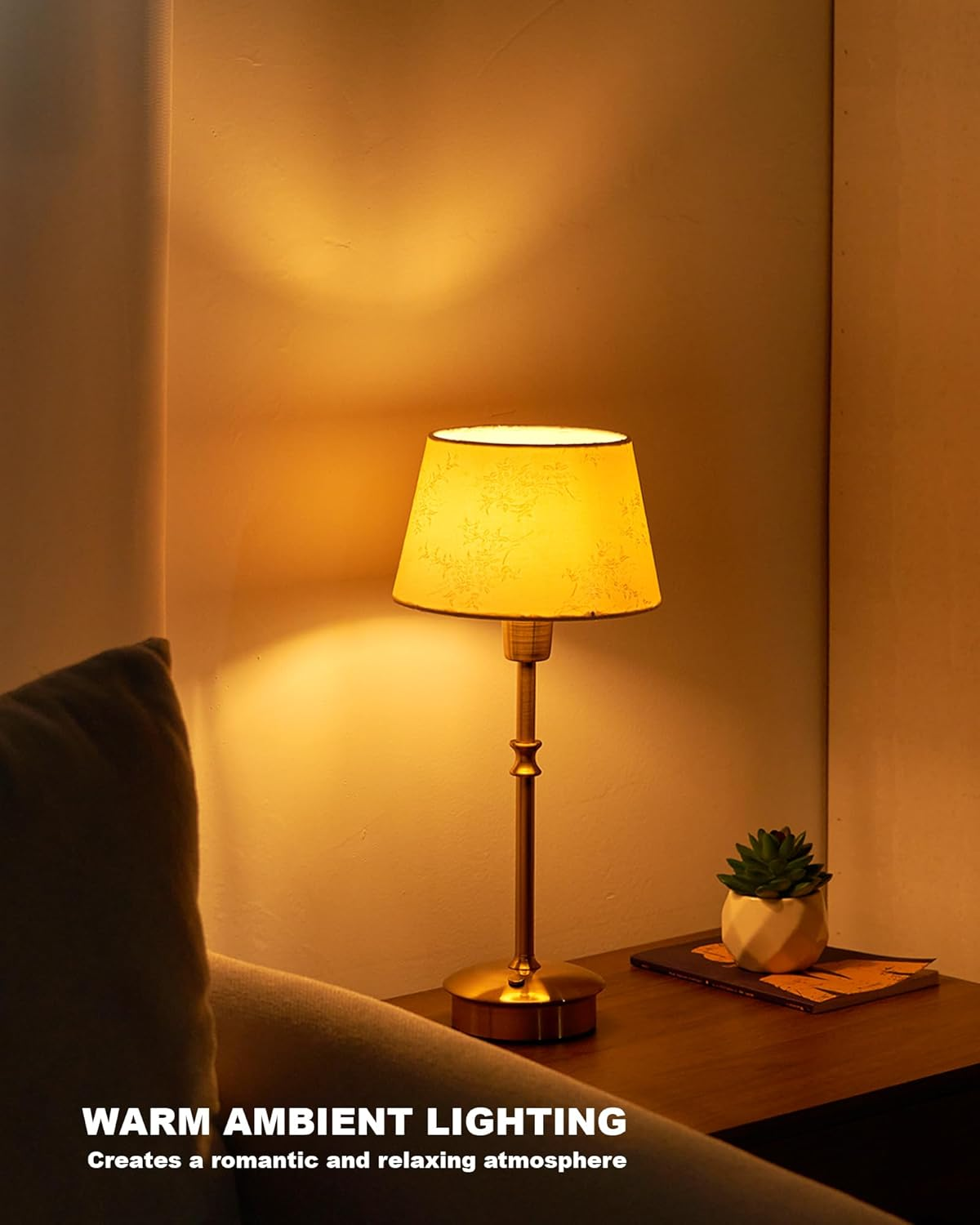 Cordless Table Lamp, Crane Champagne