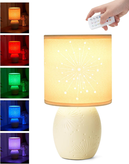 Cordless Table Lamp with Remote, Barents Yellow