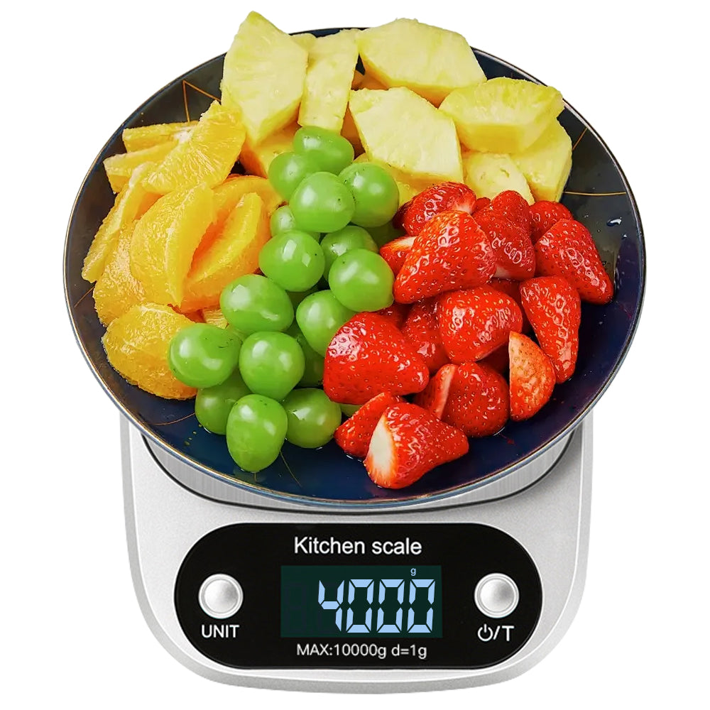 Food Kitchen Scale Digital Weight Grams and Oz，Professional Small Digital Kitchen Food Scales 3kg/0.1g for Weight Loss