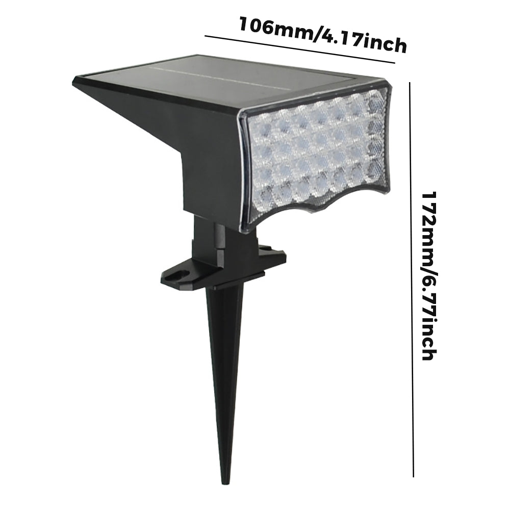 Nipify Solar Spot Lights, 3 Modes 62LED Outdoor Motion Sensor, Waterproof 2-in-1 Solar Landscape Lighting LED Garden Lights for Outside Yard Wall Pathway Walkway