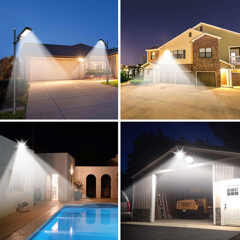 Led Solar Street Lights Outdoor,  120 Led Remote Control Wireless Ip65 Motion Sensor Security Wall Light with 3 Modes for Garden, Street, Deck, Yard, Garage, Patio