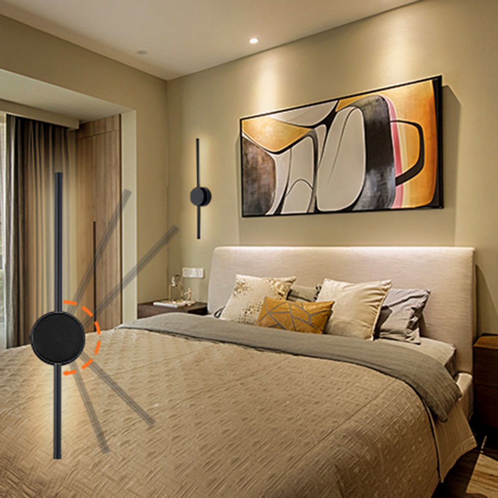 Battery Operated Wall Sconces Set of 2, Foldable Dimmable LED Wireless Sconces with Remote & Timer, Rechargeable Wall Lights for Bedroom, Living Room, Dining Room, Hallway, Entryway