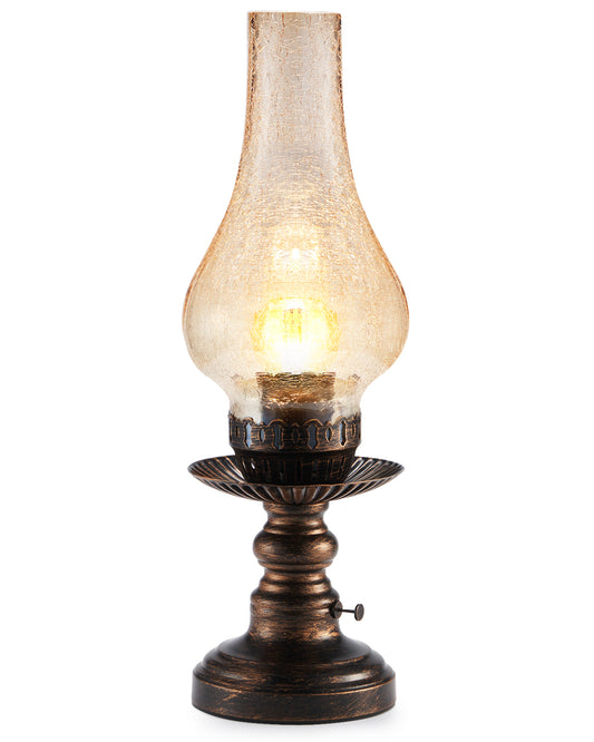Cordless Table Lamp, Vintage Oil Lamp