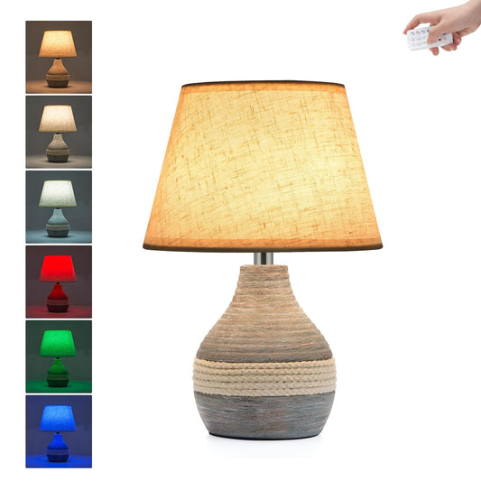 Cordless Table Lamp with Remote, Shasta Off White