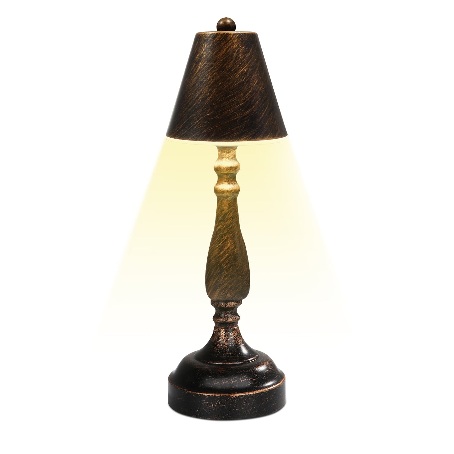 Cordless Table Lamp, Antique Bronze