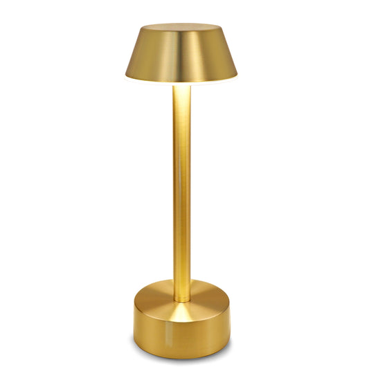 Cordless Table Lamp, Tall Swan Gold