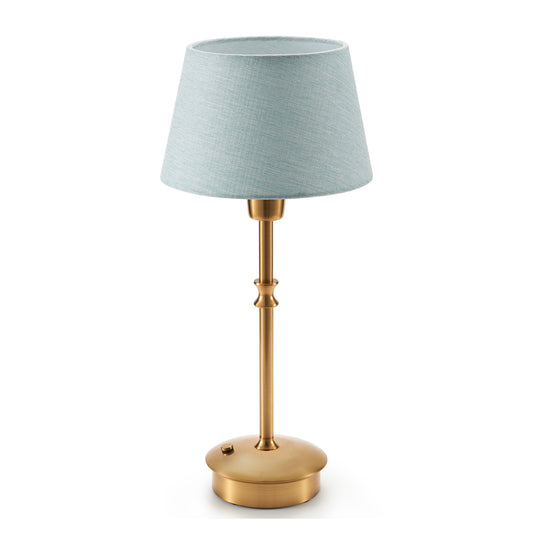 Cordless Table Lamp, Crane Blue